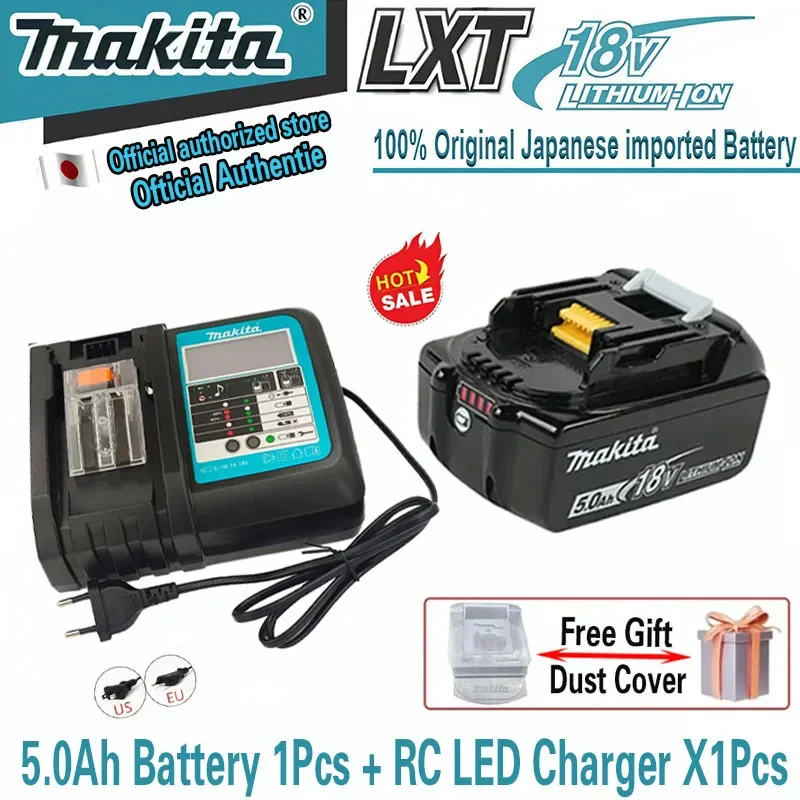 Аккумулятор Makita 18 В bl1850b BL1850 bl1860 bl1830 bl1815 bl1840 LXT400 6 0 Ач |