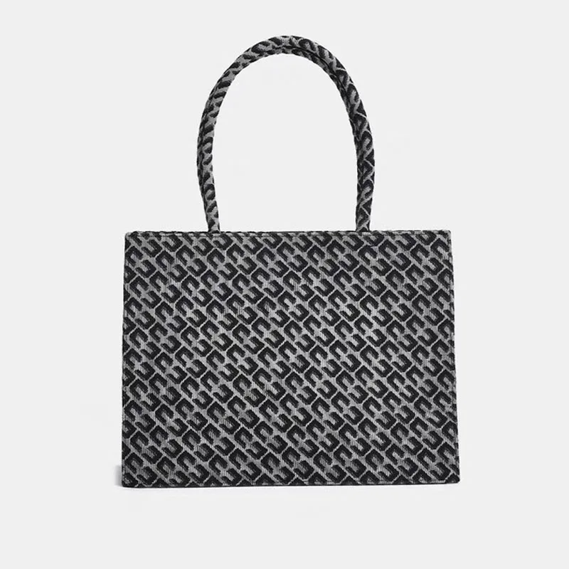 Women BlackTote Round Small Handbag Purse Straw Weave Bohemia Shoulder Crossbody Bag Female Fashion Portable Summer Clutch Tote