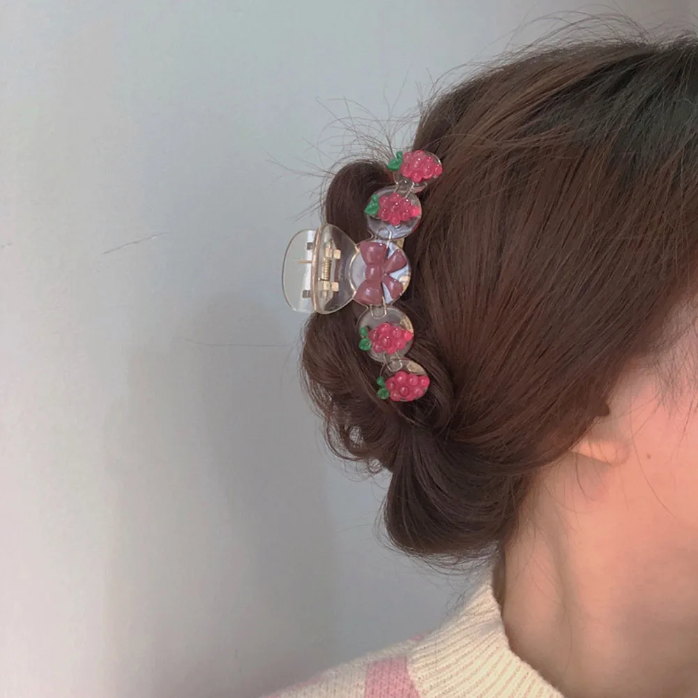 

Виноградные заколки для волос для женщин, модные новые пластиковые заколки-Крабики для волос, заколки-пряжки, заколки для волос, украшения д...