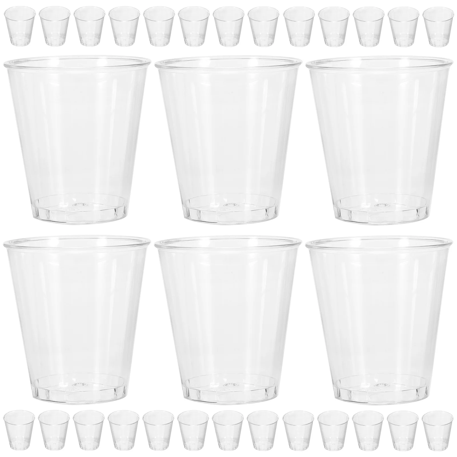 

100pcs Cups Disposable Whiskey Cups Party Cups Multi-use Cocktail Cups