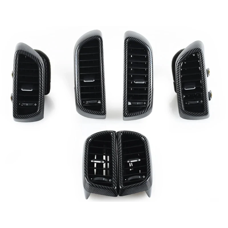 Для Porsche Cayenne 2011-2017 7P5819703 7P5819704 углеродный передний кондиционер A/C решетка