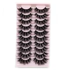 510 пар драматические 3d норковые ресницы натуральные накладные ресницы толстые мягкие норковые ресницы макияж Накладные ресницы Многоразовые ресницы