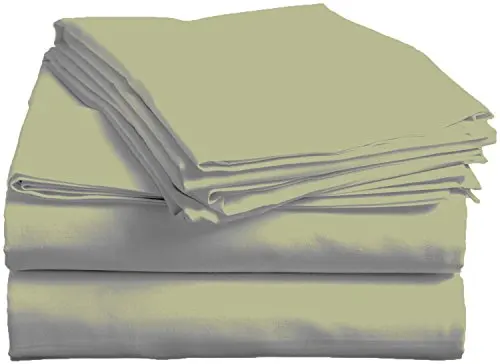 

Bed Sheet Set Deep Pocket Comfort | Poly Cotton Blend | Hypoallergenic, Wrinkle, Fade&Stain Resistant | 300 Thread Count | 4 Pie