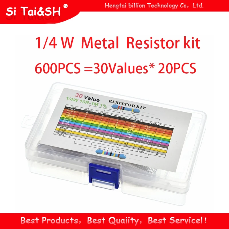 Набор резисторов 600 1% Вт для самостоятельной сборки набор металлических