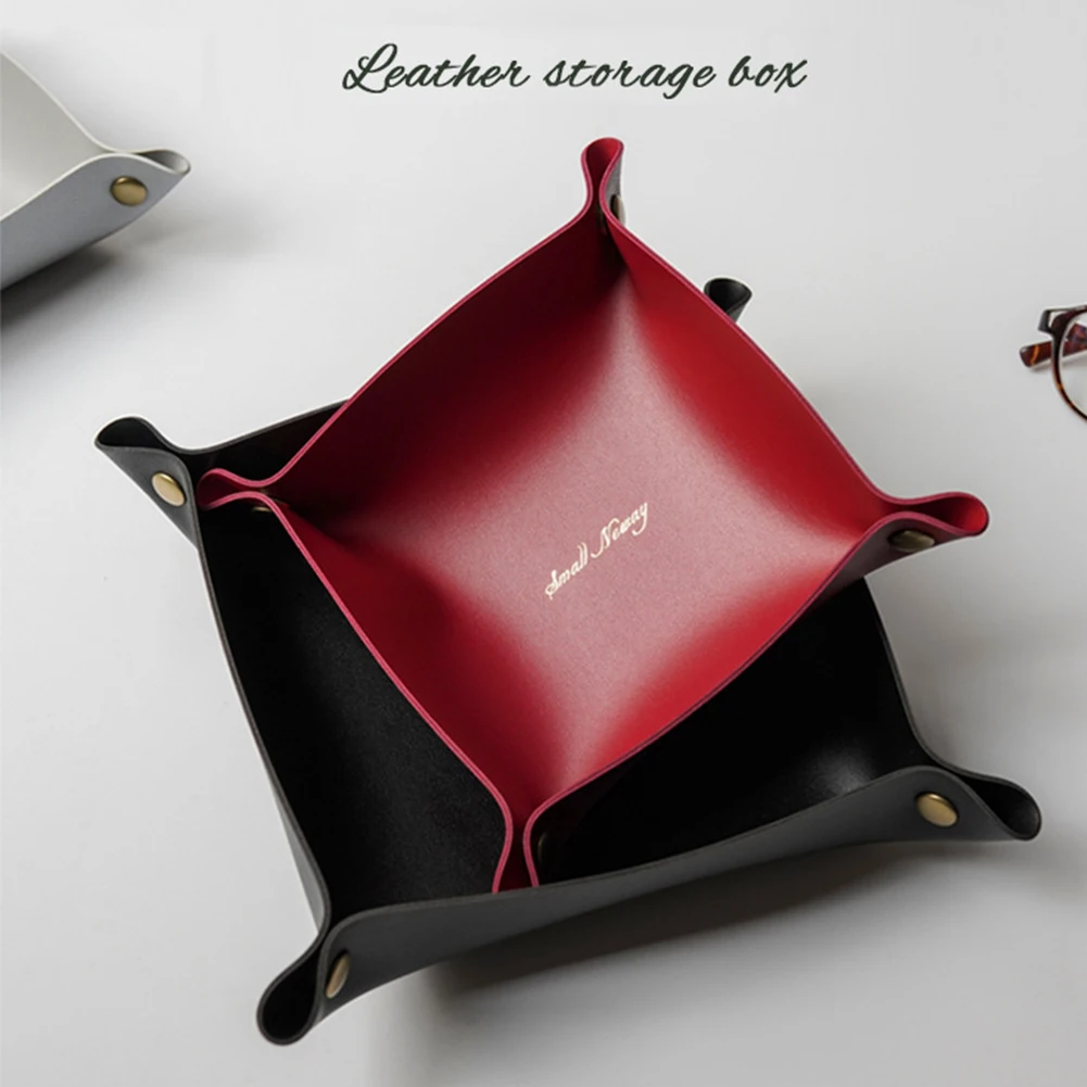 Креативный декор для фотосъемки из искусственной кожи поднос хранения ювелирных