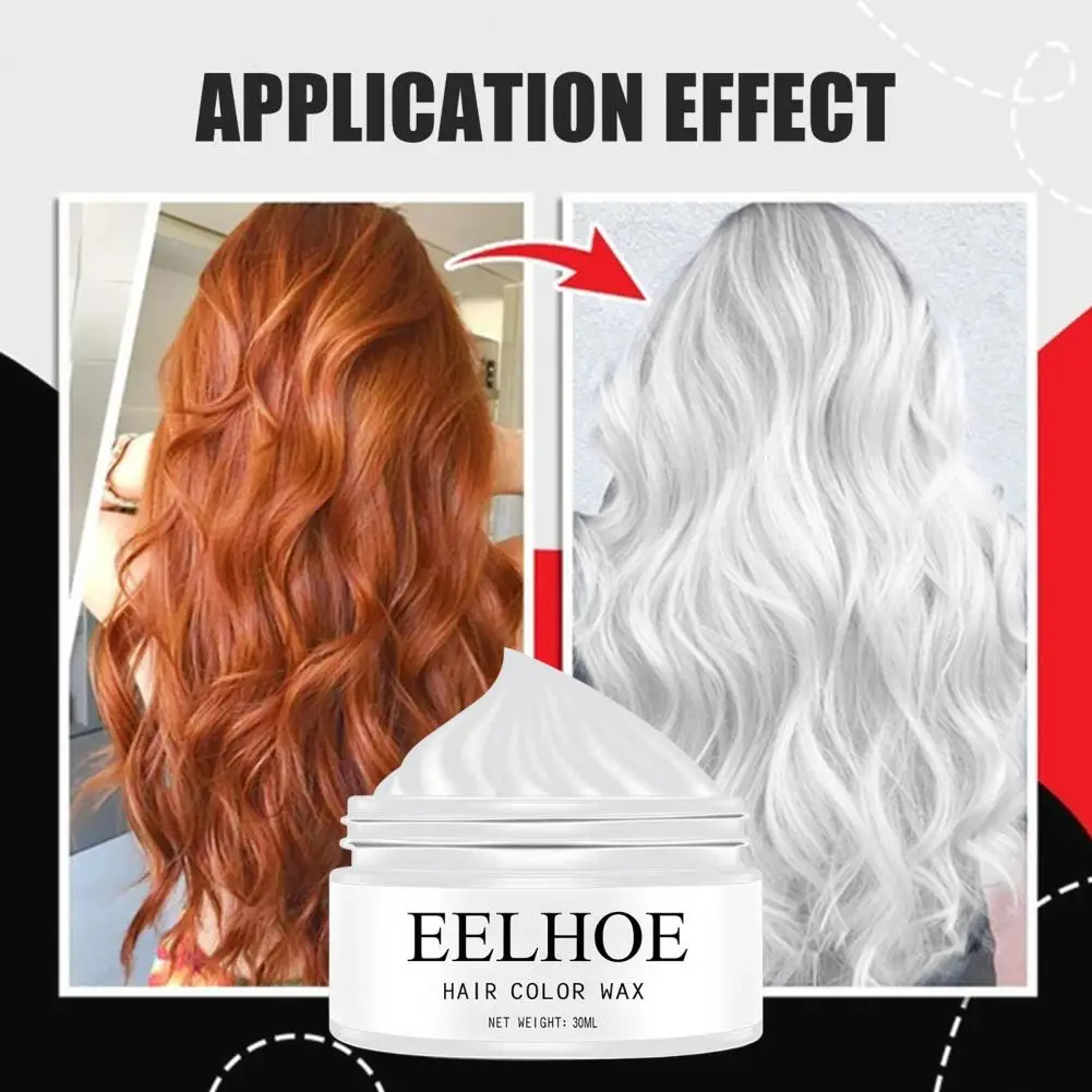 

Beauty Temporary Hair Wax Disposable Fashionable Colorful Hair Wax Cosplay Party Makeup Colorful Hair Wax