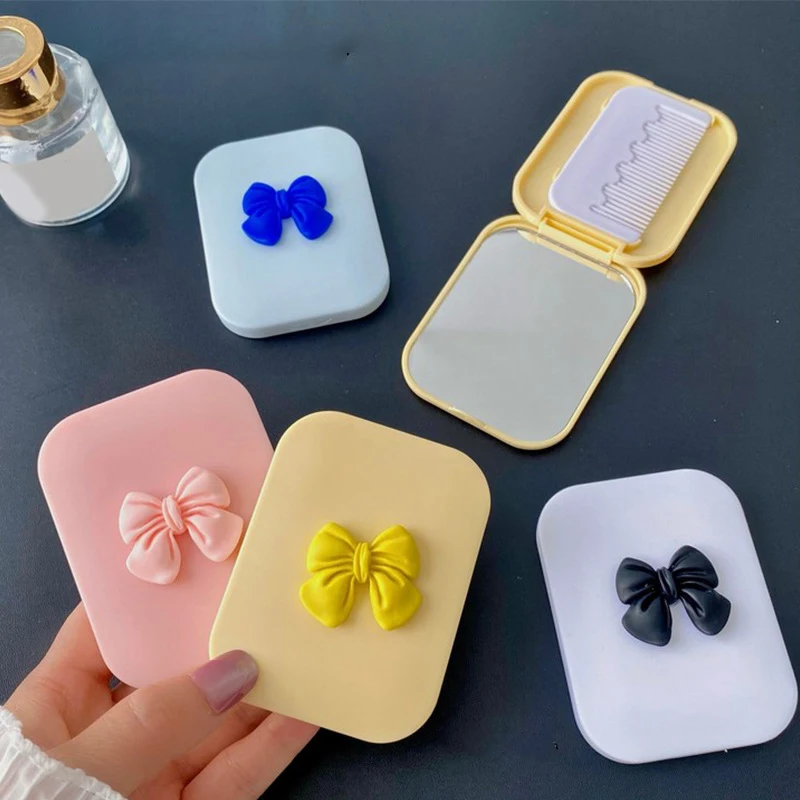 Расческа Складная антистатическая для массажа головы расческа с зеркалом