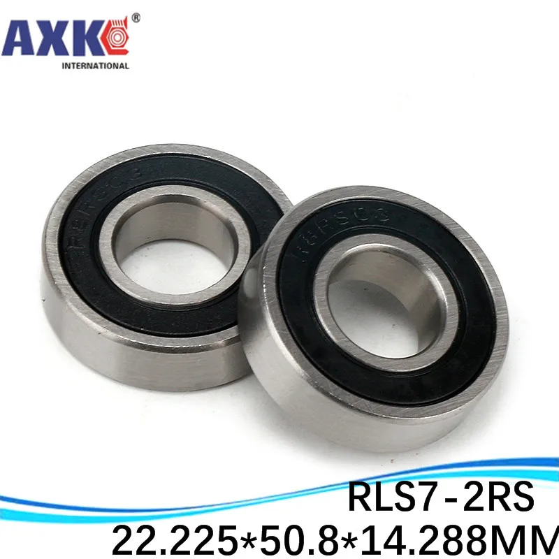 

10pcs High Quality inch series bearing RLS7-2RS 22.225*50.8*14.288mm 7/8"X 2"X 9*16" inch ball bearing