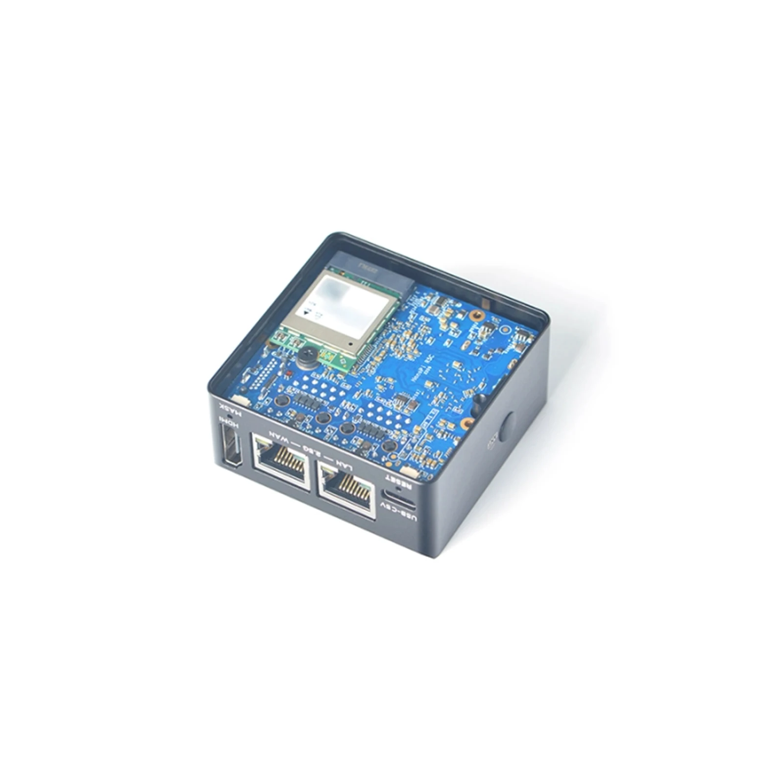 Фото Плата разработки NanoPi R5C Rockchip RK3568B2 Openwrt Soft Router Двойной порт Ethernet 2,5G с модулем Wi-Fi M.2 FriendlyWrt №2