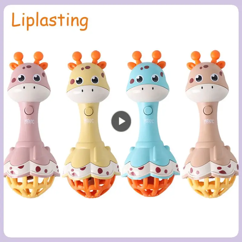 

1/Baby Novelty Ringing Hand Bell Cute Giraffe Bear Sound Light Toys Child Early Educational Toy Kids Bedding Fun Bells Gift