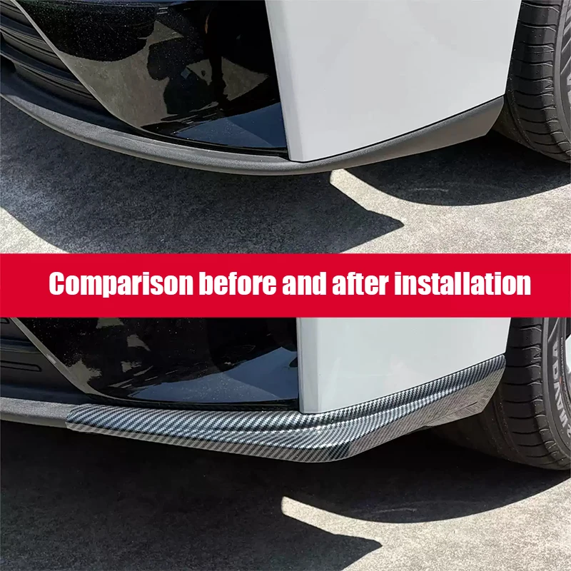 Фото Защитный уголок переднего бампера для Leapmotor C10 2024 2025 2026, материал ABS, клеевая установка №4