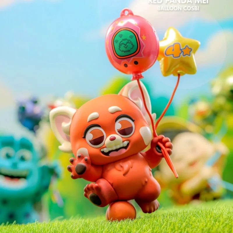 Фото Коллекционная мини-фигурка Hot Toys Pixar Balloon Series: Слепая коробка-сюрприз, милая мини-фигурка Cosbi, настольное украшение, игрушка, подарок на день рождения №5