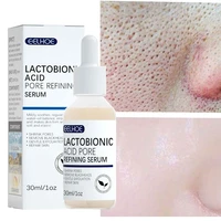 lactobionic acid shrink pores essence exfoliating moisturizing smooth pores repair damaged skin firm korean serum products 30ml