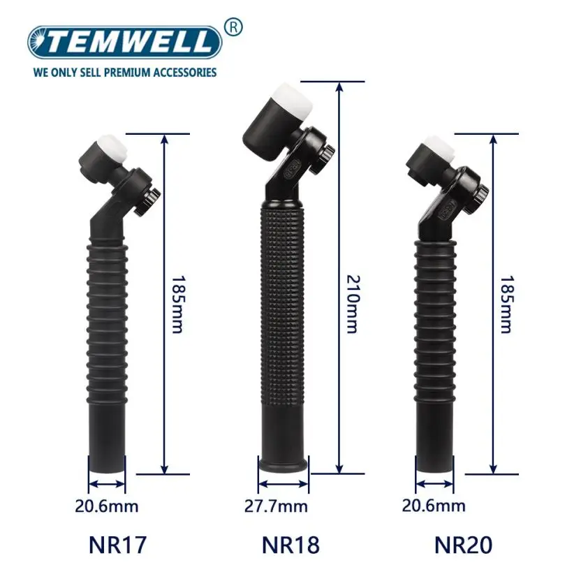 

TEMWELL Сварочная горелка NR9/NR17/NR18/NR20/NR26