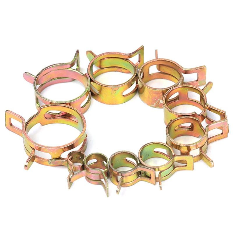 100 шт. внутренний диаметр 6-17 мм цветное Цинковое эластичное кольцо зажим для