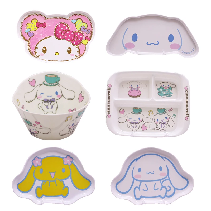 Милая миска для риса с изображением собаки корицы мимелоди тарелка из