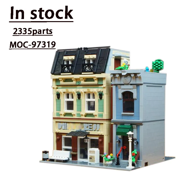 

10278 City Street View Compatible with The New MOC-97319 New Street View PrintShopBuilding Block Model 2335 Parts Children's Toy