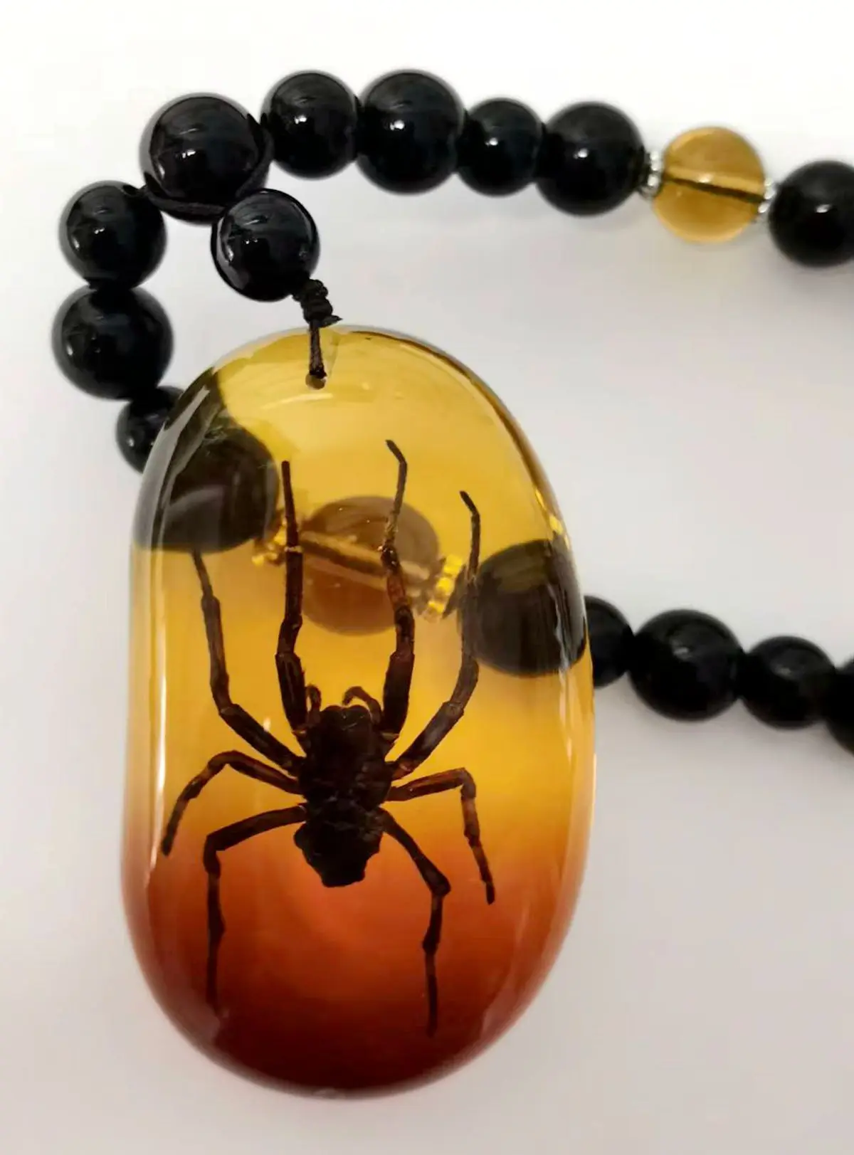 Уникальный дизайн браслета Паук Черный круглый браслет из бисера с насекомыми