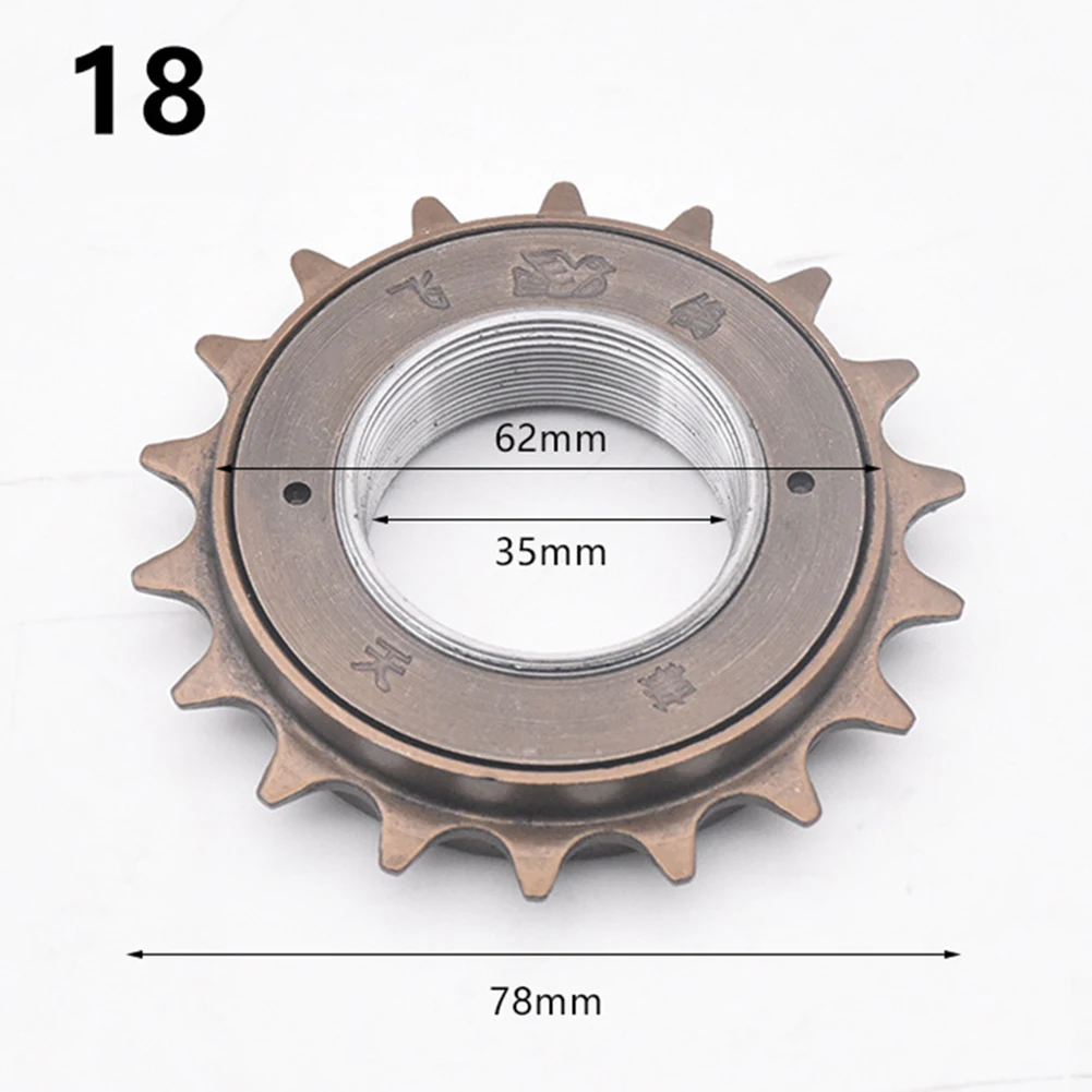 

16/18/20T 35mm 1/2" X 1/8" Freewheel Bicycle Single Speed Cog Sprocket Universal Fixed Gear Bike E-Bike Flywheel Accessories