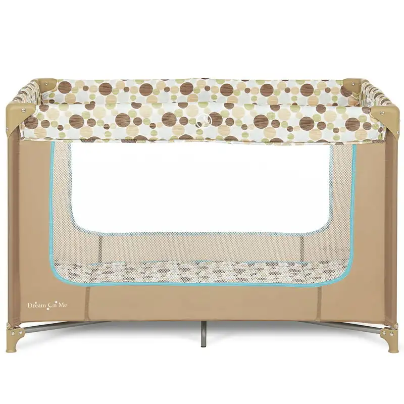 

Портативный Playard с сумкой для переноски и плечевым ремнем, кофе/