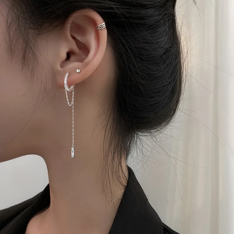 

Женские серьги-кисточки из серебра 925 пробы, с круглыми бусинами