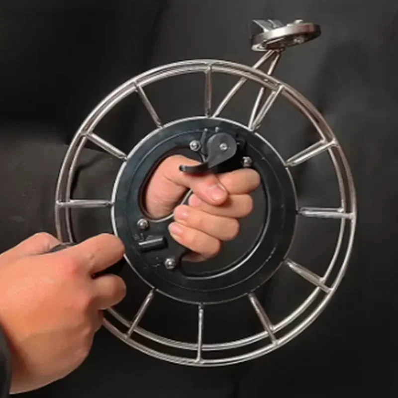 Бесплатная доставка большое колесо для воздушного змея катушка из нержавеющей
