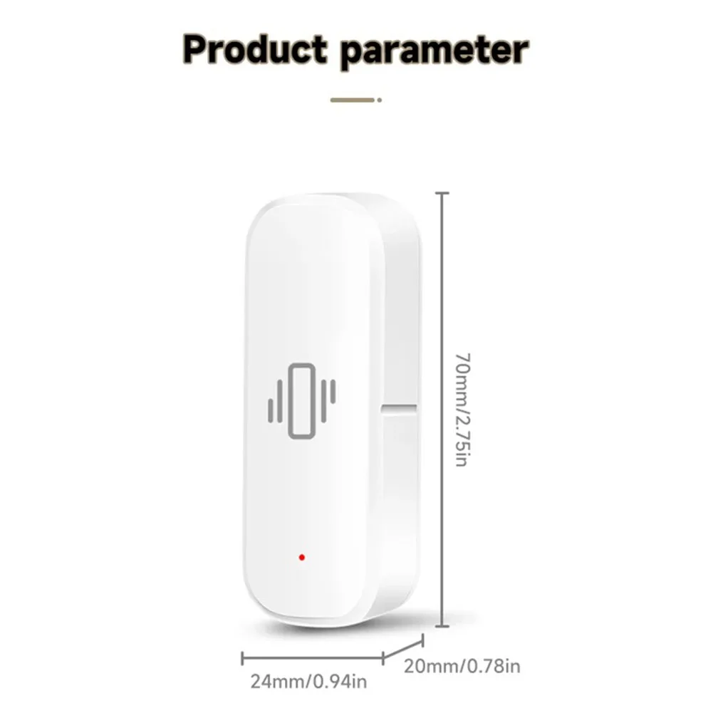 1 шт. датчик вибрации для приложения Tuya DC 3 В бытовой умный Wi-Fi детектор разбития