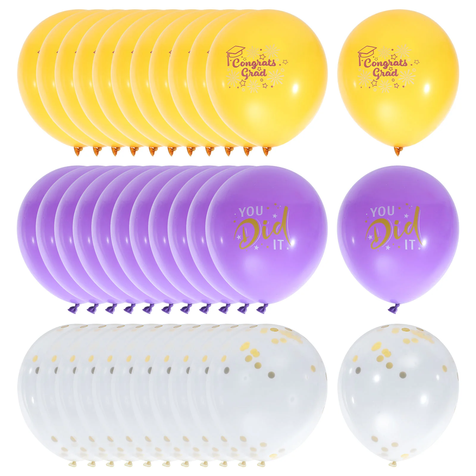 

Graduation Balloons Balloon Party Grad Banner Prom Holiday Celebration Garland Congrats Sign 2022 2023 Supplies Latex Favors