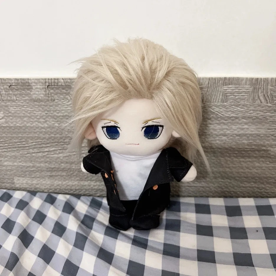 

Anime Tokyo Revengers Manjiro Sano 20cm Plushie Doll Body With Costume Cosplay Cotton Stuffed Doll Dress Up Fans Xmas Gift