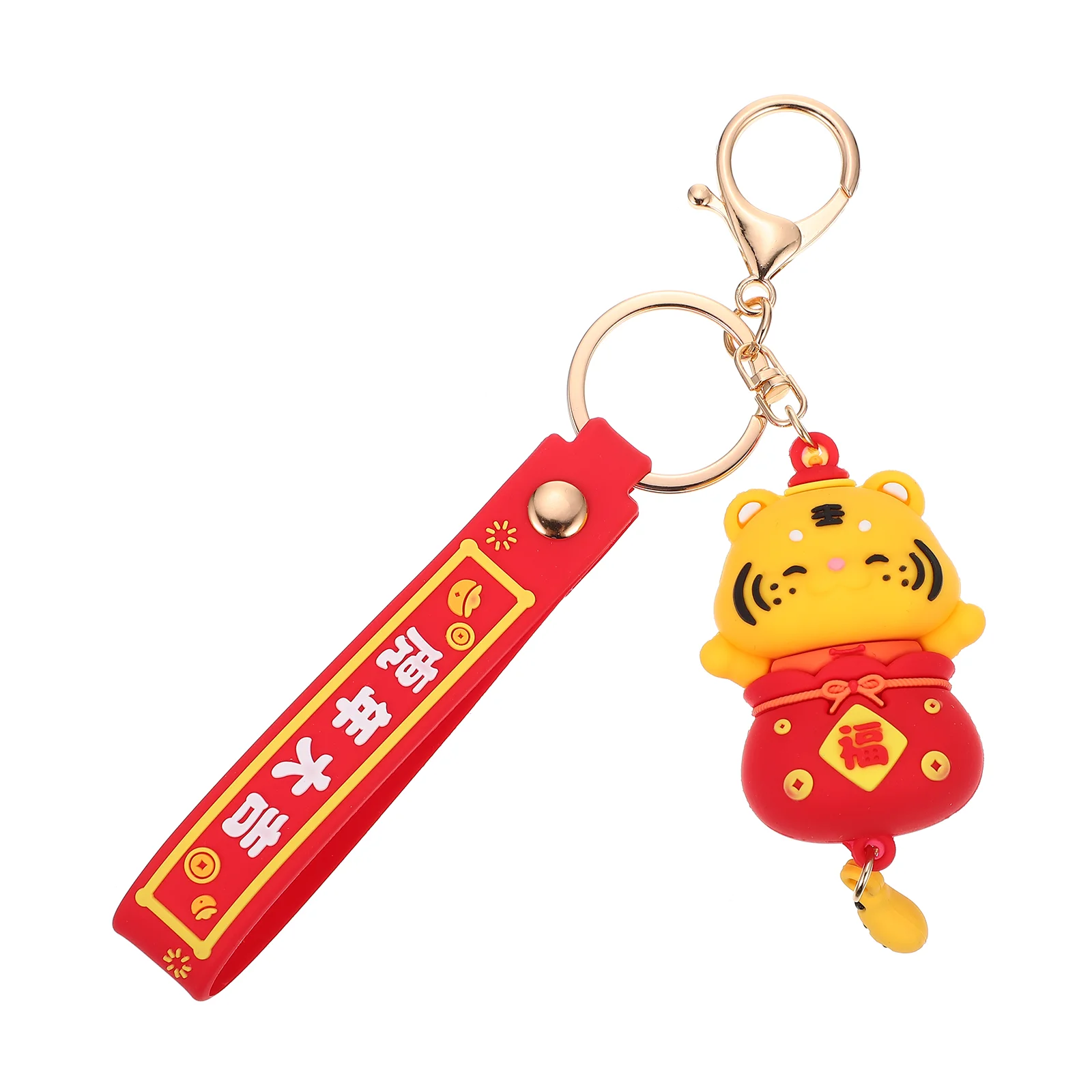 

Key Chain Pendant Tiger Doll Design Bag Hanging Pendant Key Rings Pendant