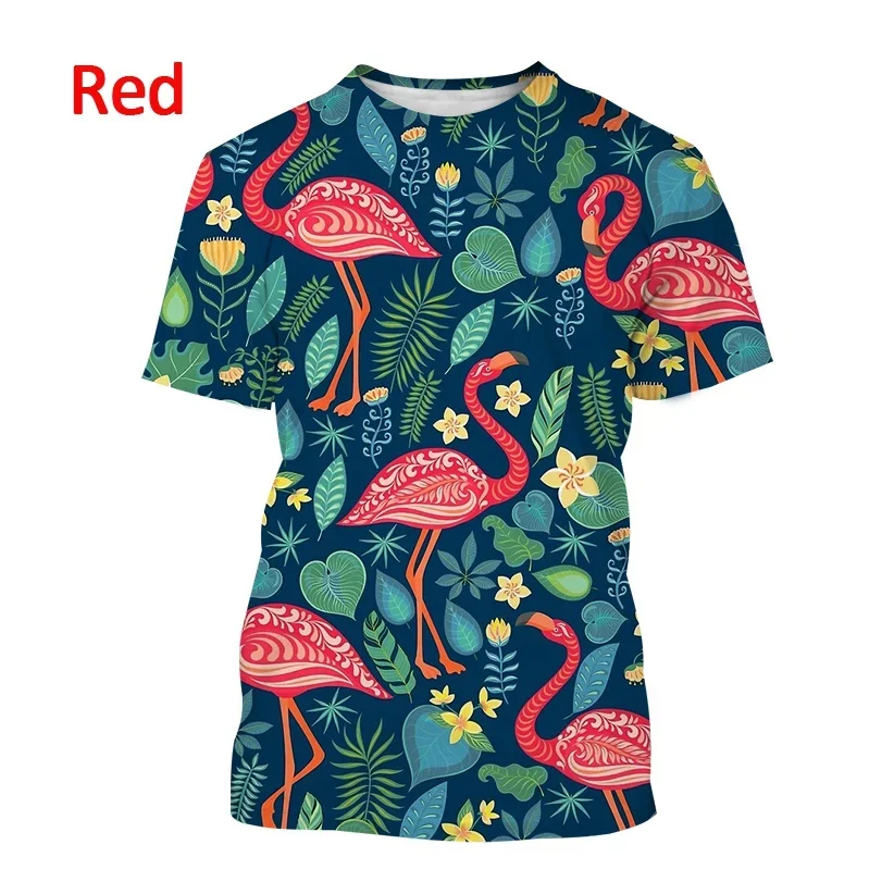 Рисунок 5 - Летняя футболка унисекс с 3D-принтом фламинго