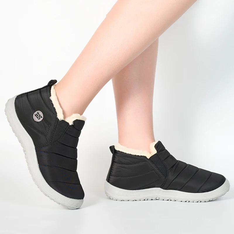 

Женские зимние ботинки, женские меховые ботинки, женская обувь на платформе, женская обувь, водонепроницаемые ботильоны, новая зимняя обувь...