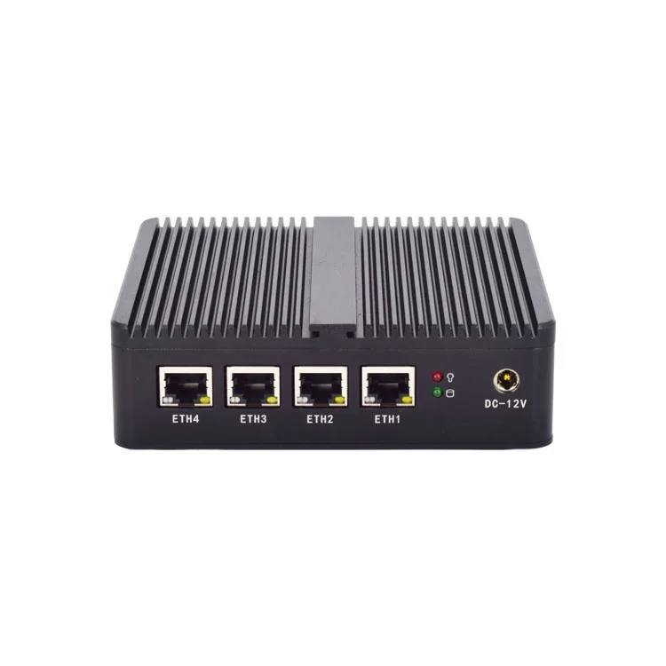 

J4125 motherboard Firewall mini PC J1900 Pfense machine vision Stream Media IPC fanless 4 LAN mini computer