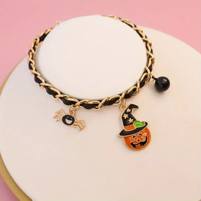 Металлический бархатный воротник для Хэллоуина