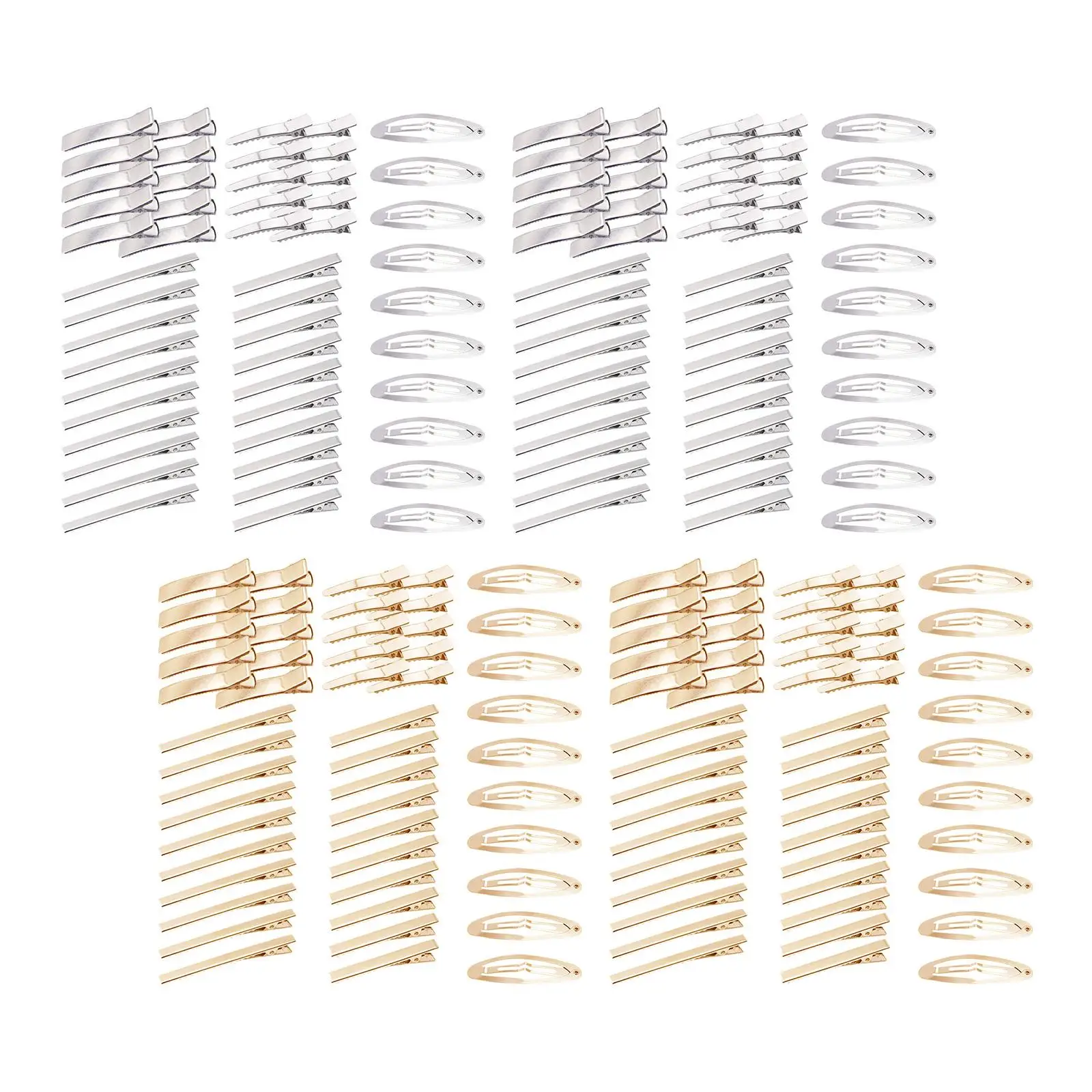 

Hair Clip Kit Alligator Hair Clips Barrettes for Craft DIY Bows Making