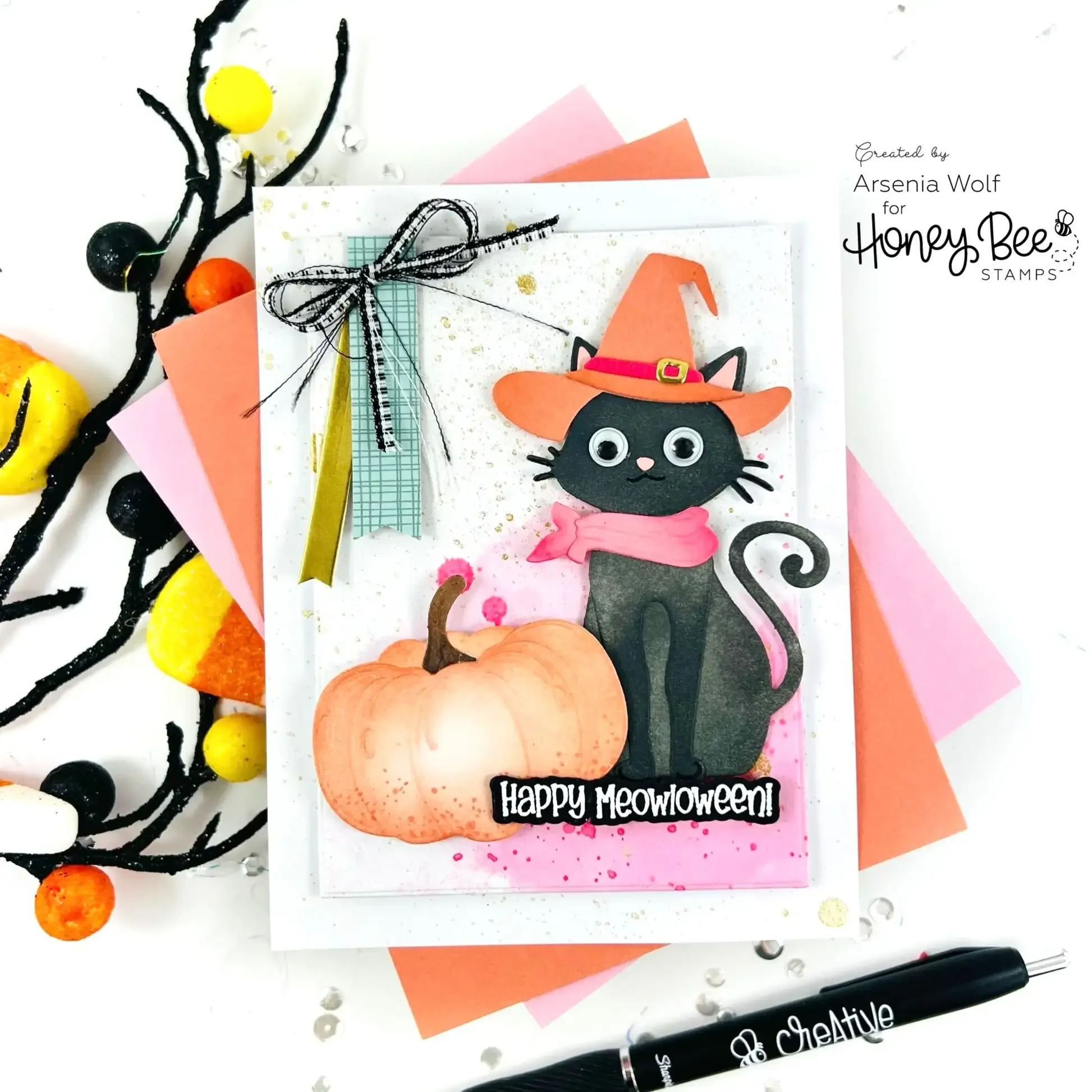 Cute Halloween - 4x5 Zestaw znaczków 2024 sierpień Metalowe wykrojniki do dekoracji pamiętnika Scrapbook Wytłaczanie Ręcznie robione