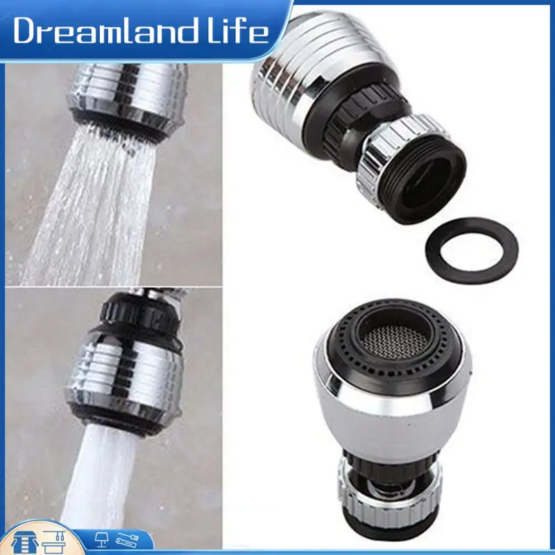 

Faucet Nozzle Water Saving Shower Head Filter Bathroom Water Faucet Bubbler Spattering Aerator Water Tap Accessories 360° Rotate