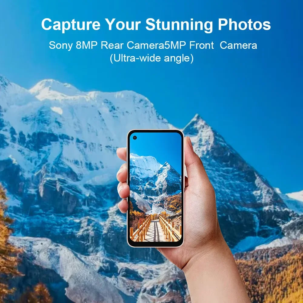 Фото Qin 3 Ultra Google Version Play Store Global Android 12 MTK G99 5,02 дюйма 6 ГБ 128 ГБ Многоязычный мини-смартфон №5