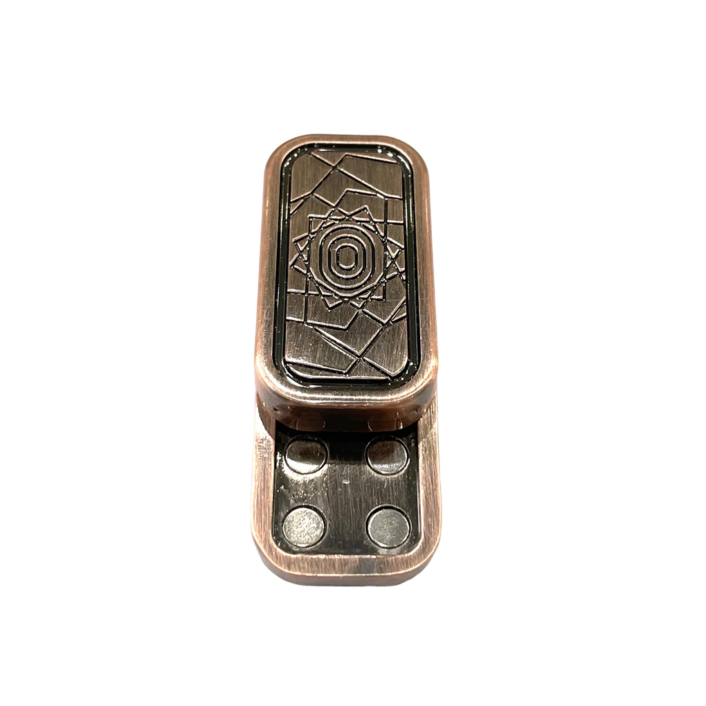 

3-Stage Lodestone Fidget Slider Cartoon Metal Spinner Toys Sensory Toy ADHD Stress Relief Card for Office Party