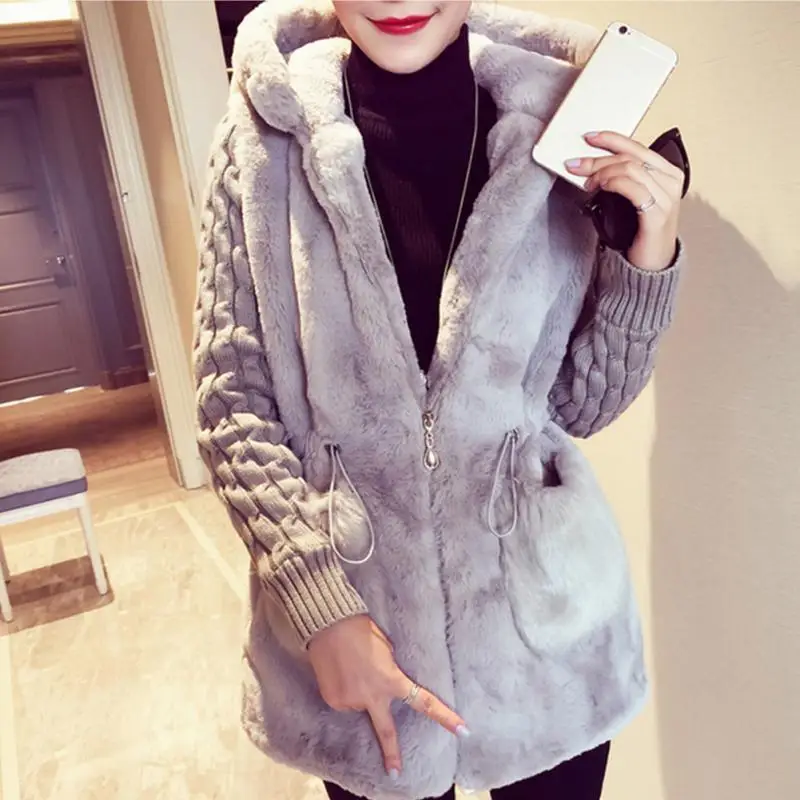 2023 Autumn Winter Warm Overcoat Big Fur Collar Hood Clothing Anorak Jacket Fashion Women Parka Warm Outerwear Coat With Hat