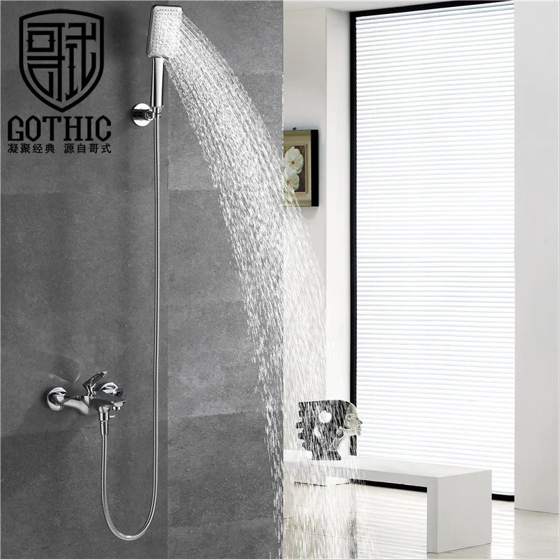 Душевые системы простая в Северной Европе модный набор для душа ванну медный