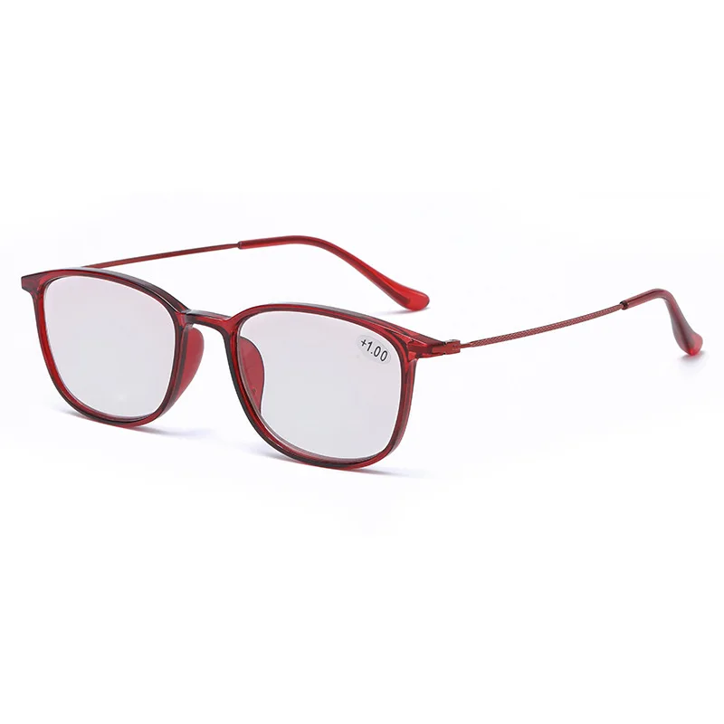 Модные женские очки для чтения с защитой от синего спектра красные фиолетовые