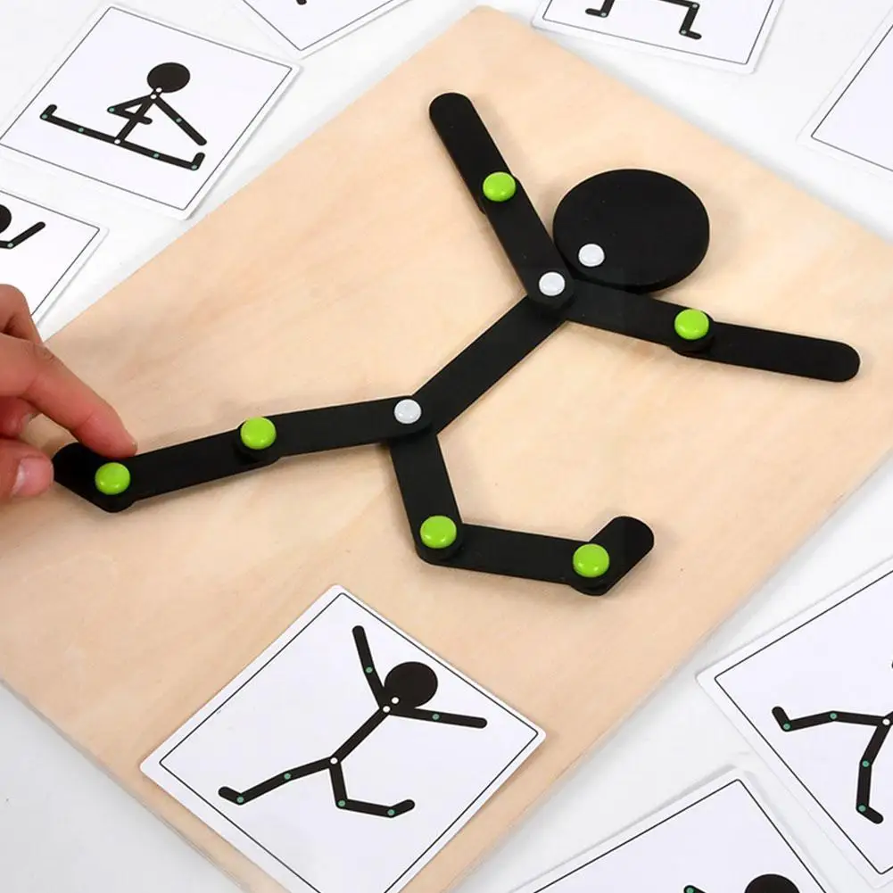 

Montessori DIY Puzzles Toddler Toys Creativity Matching Educational Toy Motor Early Training Puzzles Wooden Games Fine Pres K4U7