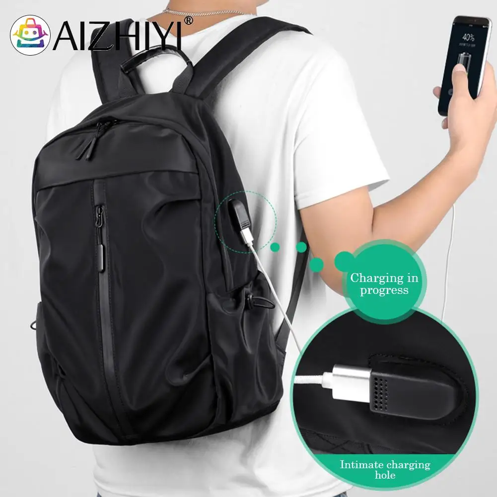 

Men Multifunctional USB Charging Laptop Backpack Oxford Cloth Waterproof School Student Bag Casual Large Capacity Outdoor Travel