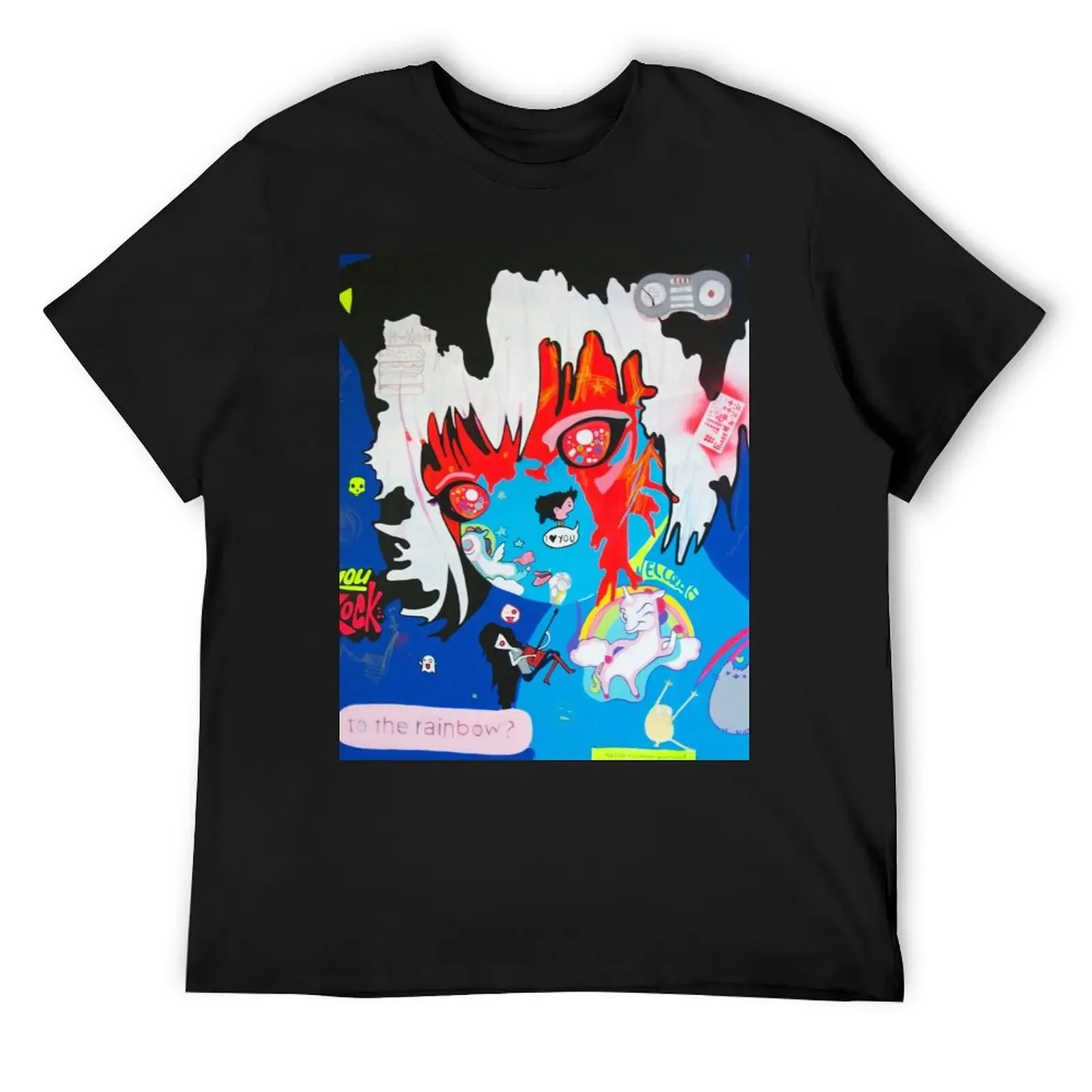 You rock Osy Milian существо surreal единорог мини-фигурки геймерская футболка большого