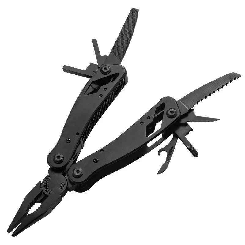 

Multifunction Pliers Portable Pocket Stainless Steel Multitool Knife 11 In 1 Camping Outdoor Hiking Folding Home Tools Set