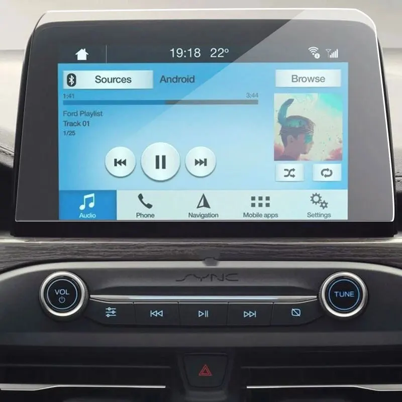 

Автомобильный GPS-навигатор, экран для Ford Focus 2019, 8 дюймов, Автомобильный интерьер, защита от царапин, пленка, фитинги