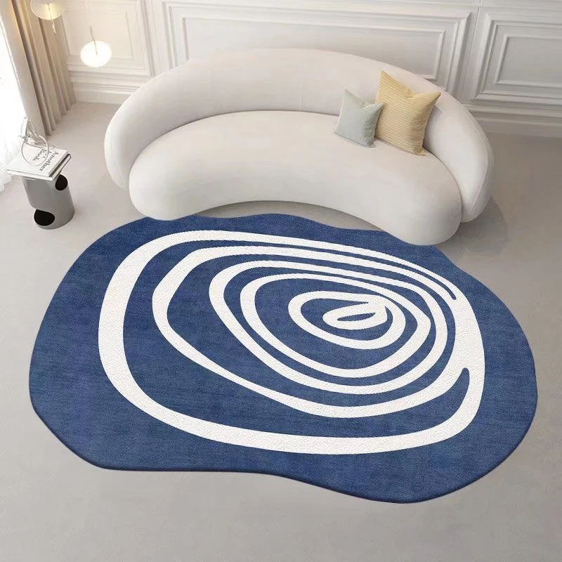 

Irregular Plush Carpets Large Area Living Room Rugs Simplicity Bedroom Decor Bedside Carpet Modern Balcony Cloakroom Lounge Rug