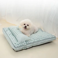 pet beds removable and washable kennel four seasonsuniversal warm cat house pet pad method dou corgi dog bed summer pet supplies