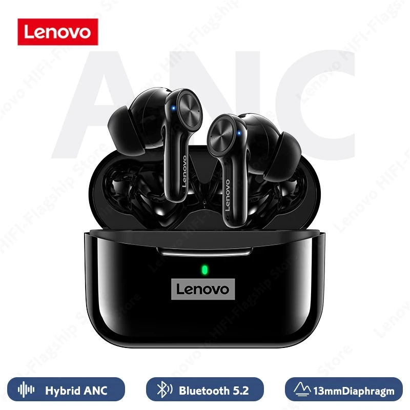 

Lenovo LP70 ANC TWS Bluetooth 5.2 Earphones Intelligent Noise Canceling HIFI Sound Wireless Headphones With Mic Handfree Earbuds
